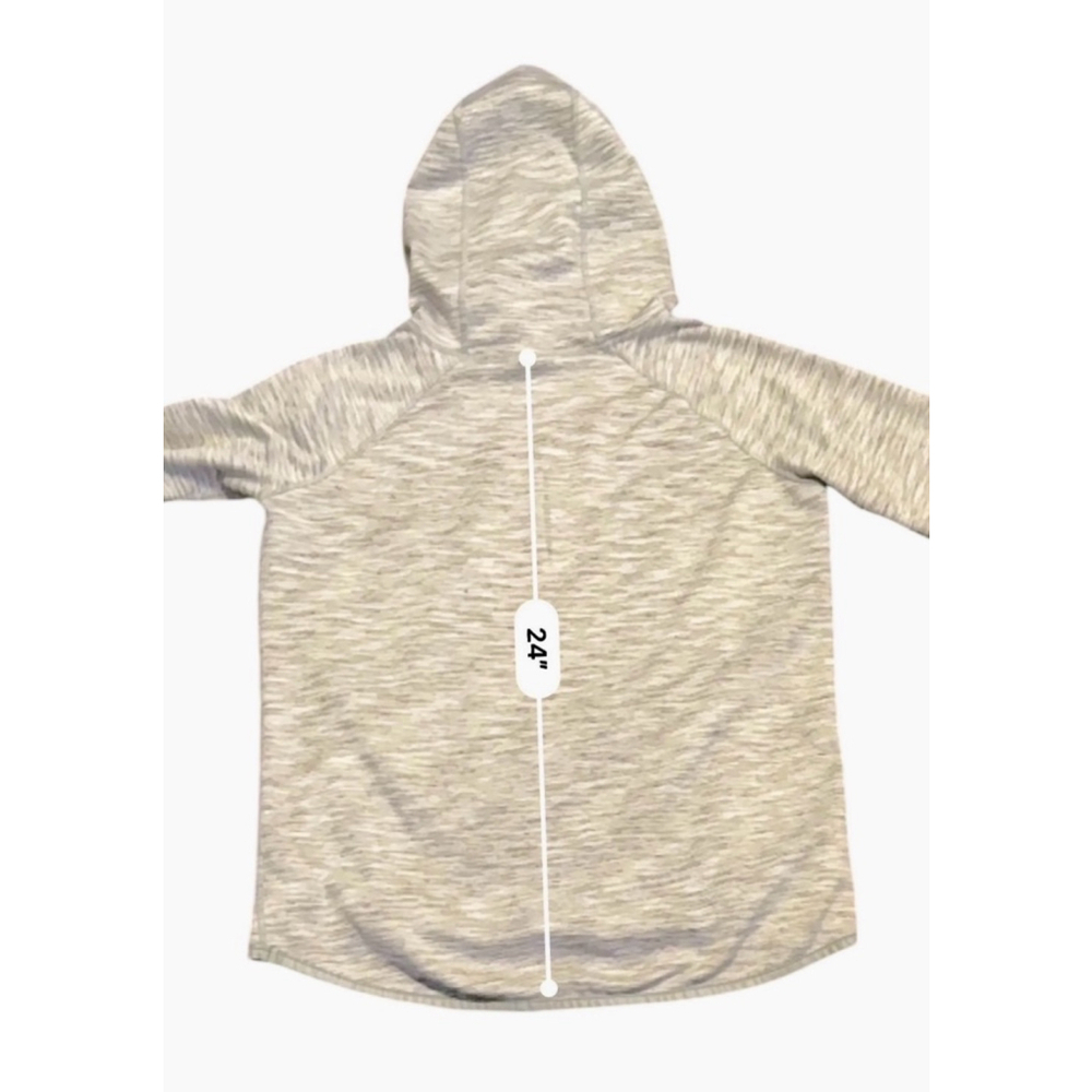 GapFit Women’s Orbital Fleece Hoodie Gray Matter Fitted Hoodie Size Medium​​​​​ - Picture 6 of 12